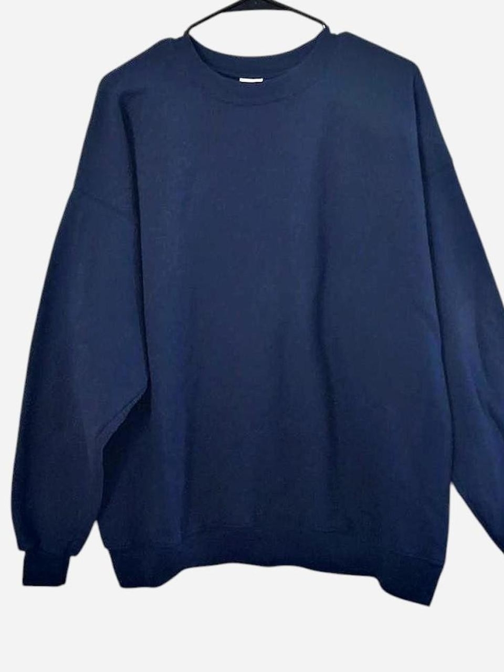 Hanes Men’s Navy Crewneck Pullover